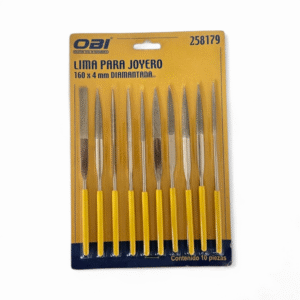JUEGO DE 10 LIMAS 160MM DIAMANTADA (258179)