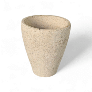 CRISOL BLANCO VASO REFRACTARIO P/HORNO TIPO SALAMANDER 1½ KG