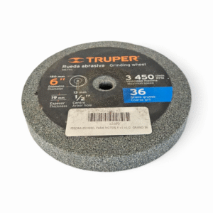 PIEDRA ESMERIL PARA MOTOR 6 x1 x1/2 GRANO 36