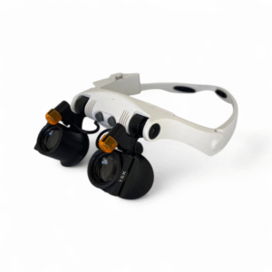 LUPA OPTOVISOR BLANCA 10-25X 2 LED (260645)