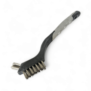 CEPILLO MANGO DE PLASTICO MINI CERDA PLATA DOBLE