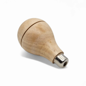 MANGO D/MADERA P/BURIL FORMA PERA C/LINEA (#1080)