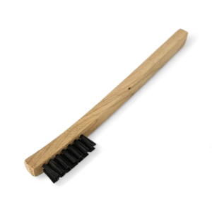 CEPILLO MANGO DE MADERA MINI CERDA NEGRA