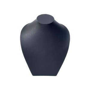 CUELLO PECHO PALOMA IMITACIÓN PIEL NEGRO (JLCP)