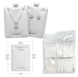 BLISTER NACIONAL IMPRESO STERLING SILVER C/20 PIEZAS