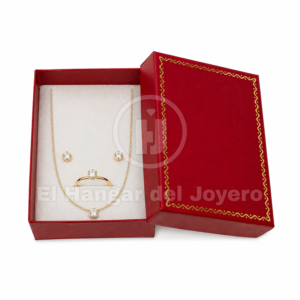 CAJA CARTIER ARETE GRANDE PAQUETE DE 6 PIEZAS (3 COLORES)