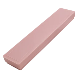 CAJA DE PLASTICO PARA PULSERA ROSA