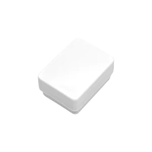 CAJA DE PLÁSTICO PARA BROQUEL BLANCO