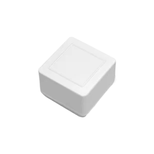 CAJA DE PLASTICO PARA ANILLO BLANCO