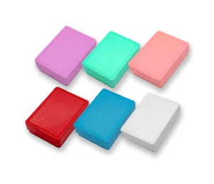 CAJA DE PLÁSTICO COLOR PASTEL PARA JUEGO GRANDE